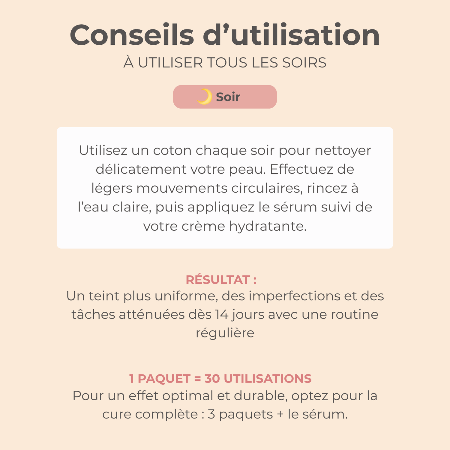 Coton Nettoyants Curcuma & Vitamine C - Anti-Imperfections